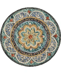Lr Home Radiance Rdc-104 4' x 4' Round Area Rug