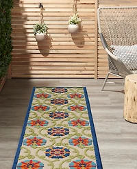 Nourison Home Aloha ALH19 2' x 6' Runner Rug