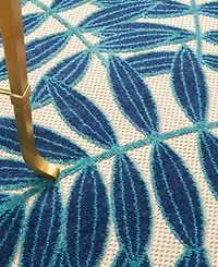 Nourison Home Aloha ALH18 4' x Round Area Rug