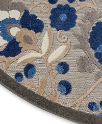 Nourison Home Aloha ALH17 7'10" x Round Outdoor Area Rug