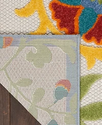 Nourison Home Aloha ALH17 2'3" x 10' Runner Rug