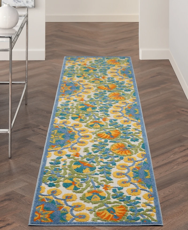 Nourison Home Aloha ALH22 2'3" x 10' Runner Rug