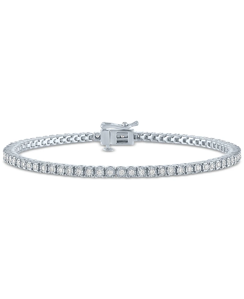 Diamond Skinny Tennis Bracelet (3/4 ct. t.w.) in Sterling Silver