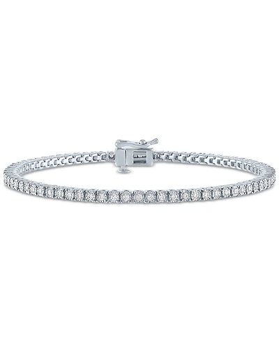 Diamond Skinny Tennis Bracelet (3/4 ct. t.w.) in Sterling Silver