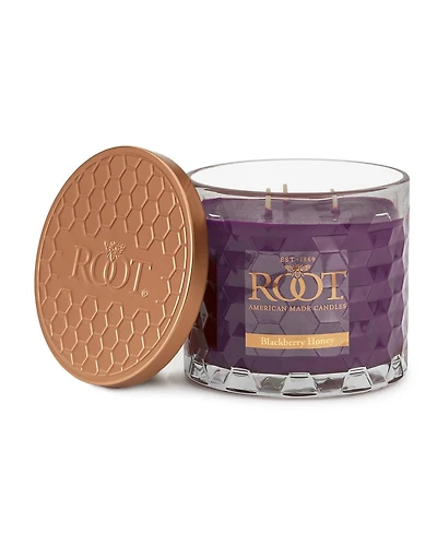 Blackberry Honey Fragrance Honeycomb Glass Jar Candle