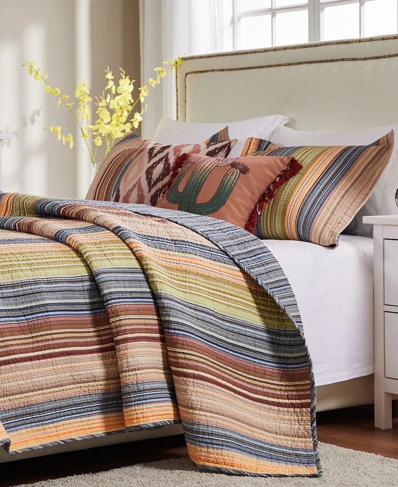 Greenland Home Fashions Katy 3-Pc. Quilt Set, Full/Queen