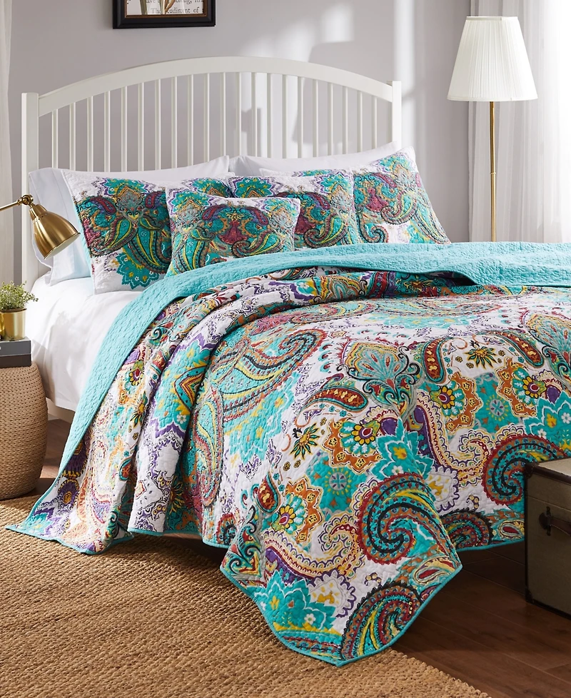 Greenland Home Fashions Nirvana 3-Pc. Quilt Set, Full/Queen