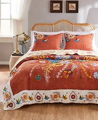 Greenland Home Fashions Topanga 3-Pc. Quilt Set, King