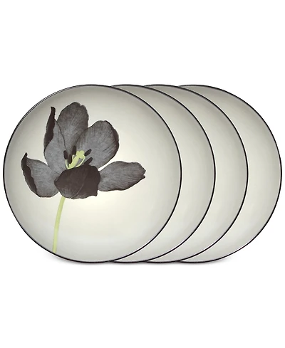 Noritake Colorwave Floral Accent Plates, Set of 4