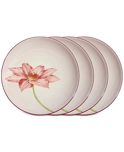 Noritake Colorwave Floral Accent Plates, Set of 4