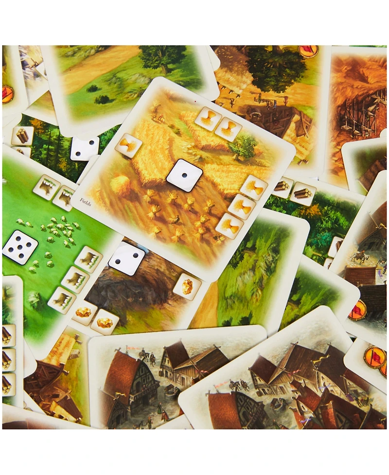 Catan Studio Rivals for Catan Deluxe - 2 Player Card Game Set, 198 Piece