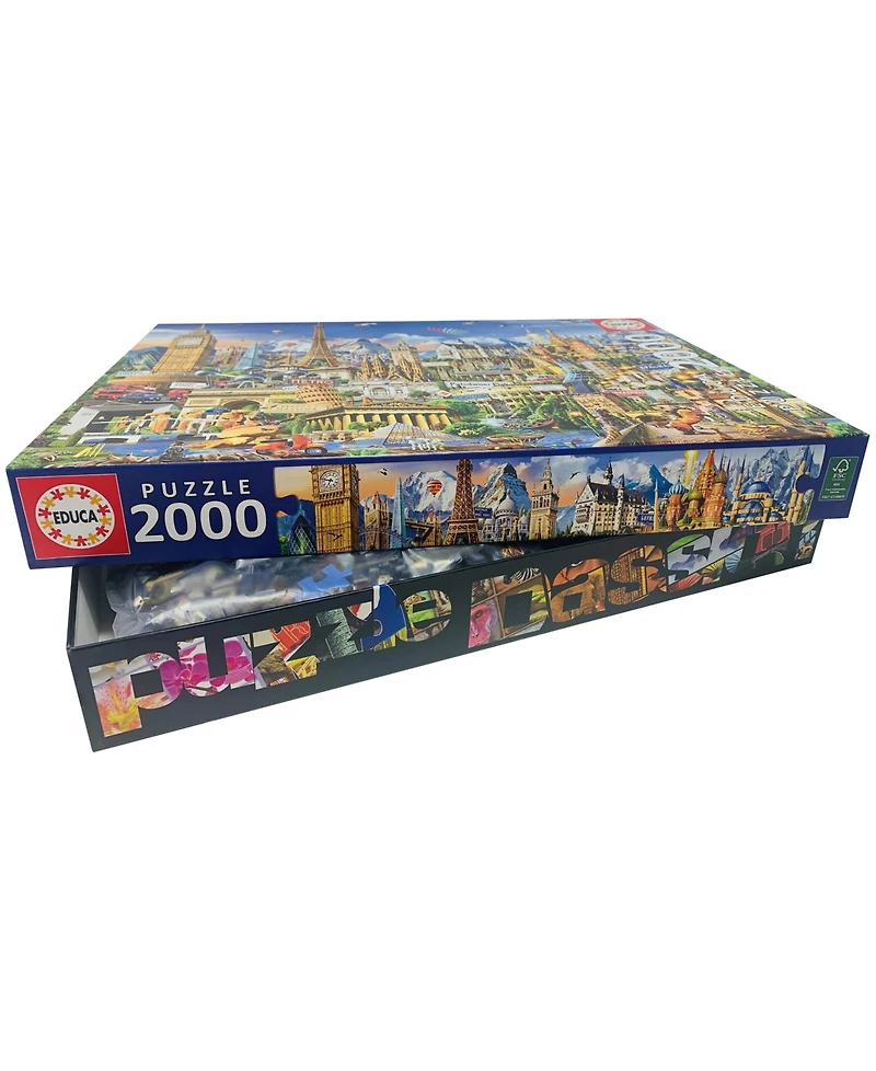 Educa Europe Landmarks Puzzle Set, 2001 Piece