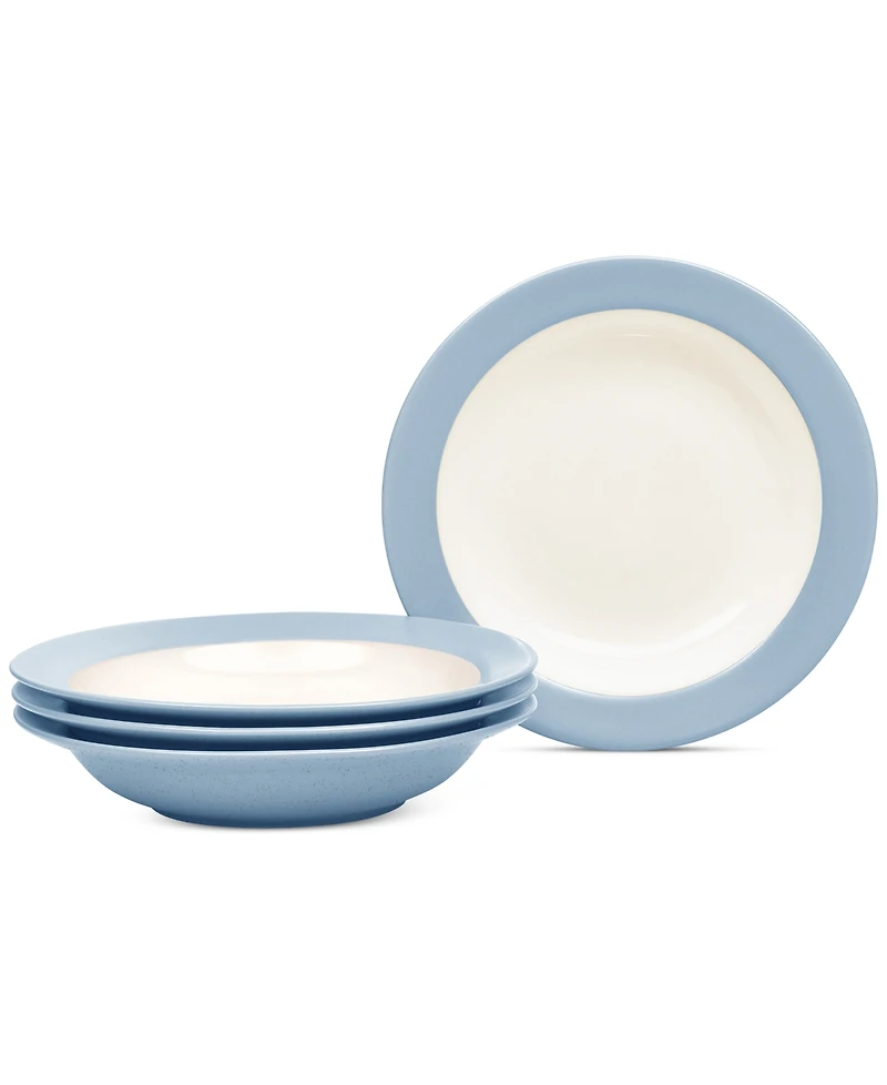 Noritake Colorwave Pasta/Rim Soup Bowls 20 Oz, Set of 4