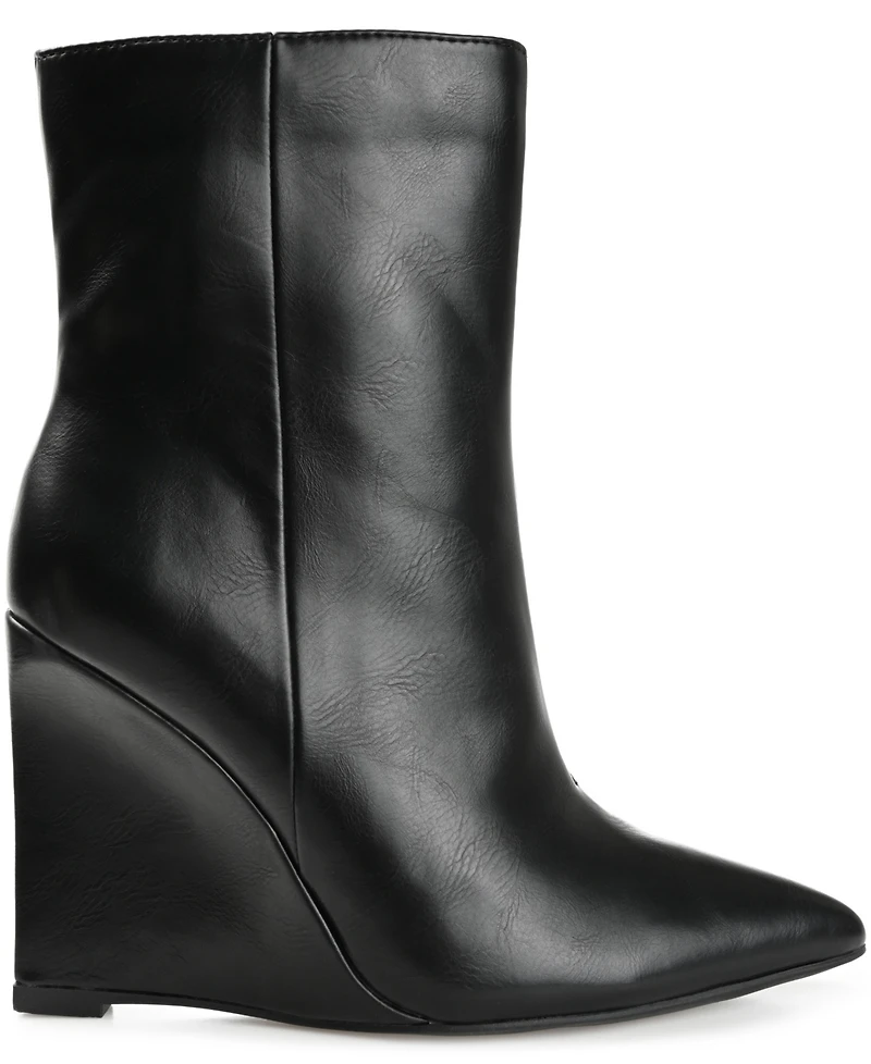 Journee Collection Women's Glorria Wedge Booties