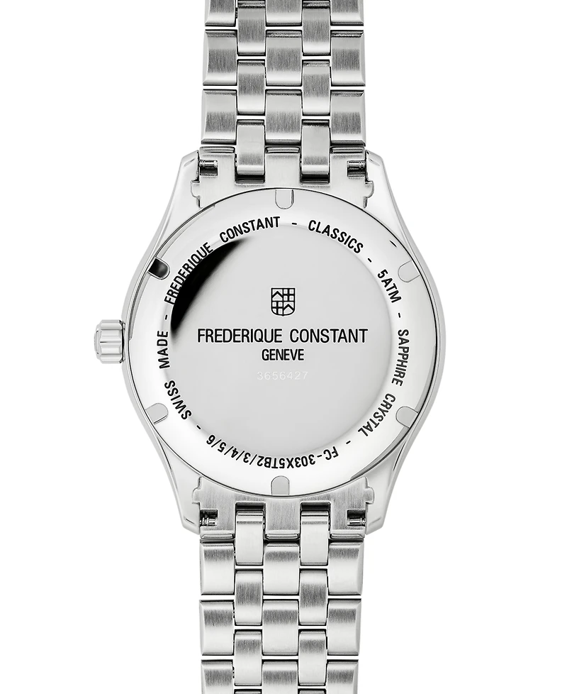 Frederique Constant Men's Swiss Automatic Stainless Steel Bracelet Watch 40mm