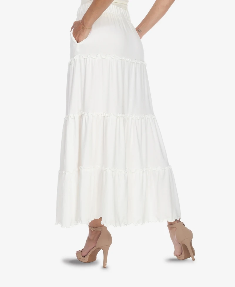 Women's Tiered Maxi Skirt
