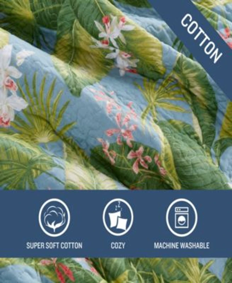 Tommy Bahama Home Aregada Dock Reversible Quilt Set Collection