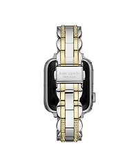 kate spade new york Pave Glitz Two-Hand Two-Tone Stainless Steel Bracelet Band for Apple Watch, 38mm, 40mm, 41mm