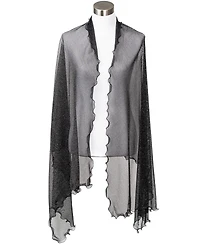 I.n.c. International Concepts Ruffle-Edge Metallic Evening Wrap, Created for Macy's