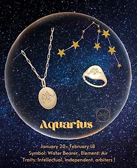 Wrapped Diamond Zodiac Constellation 18" Pendant Necklace (1/20 ct. tw) 10k Yellow Gold, Exclusively at Macy's