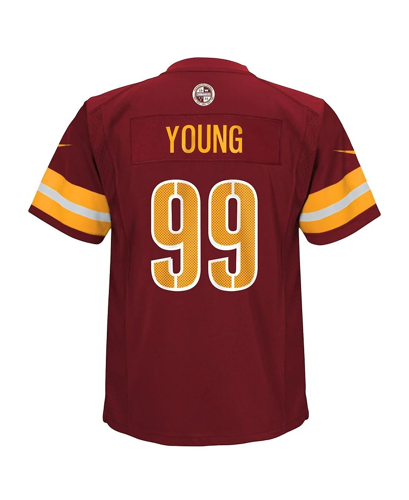 Toddler Unisex Nike Chase Young Burgundy Washington Commanders Game Jersey