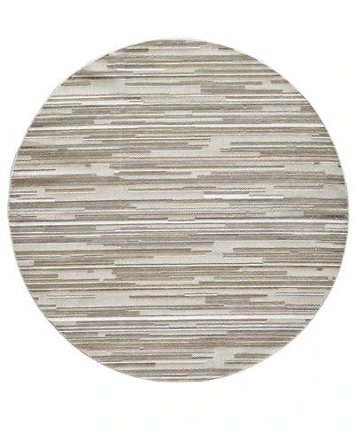 Kas Calla 7'10" x 7'10" Round Outdoor Area Rug