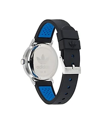 adidas Unisex Three Hand Code One Silicone Strap Watch 38mm