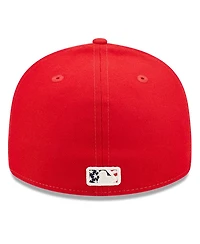 Men's New Era Red Pittsburgh Pirates 2022 4th of July Low Profile 59FIFTY Fitted Hat