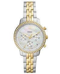 Fossil Women's Neutra Two-Tone Stainless Steel Bracelet Watch, 36mm