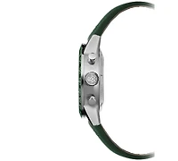 Raymond Weil Men's Swiss Automatic Chronograph Freelancer Green Leather Strap Watch 43.5mm