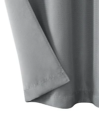 Nautica Milton Thermal Woven Room Darkening Grommet Window Curtain Panel Set, 38" x 96"