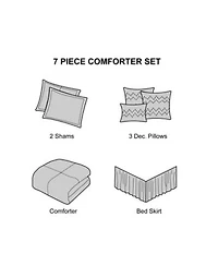 Stratford Park Marissa 7 Piece Comforter Set