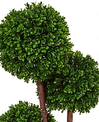 Nearly Natural 3' Boxwood Topiary Artificial Tree Uv Resistant