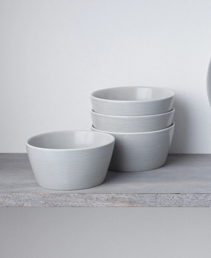 Noritake Swirl Cereal Bowls, Set of 4