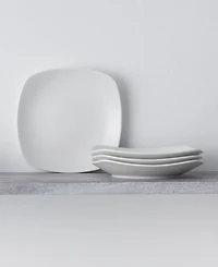 Noritake Swirl Square Salad Plates, Set of 4