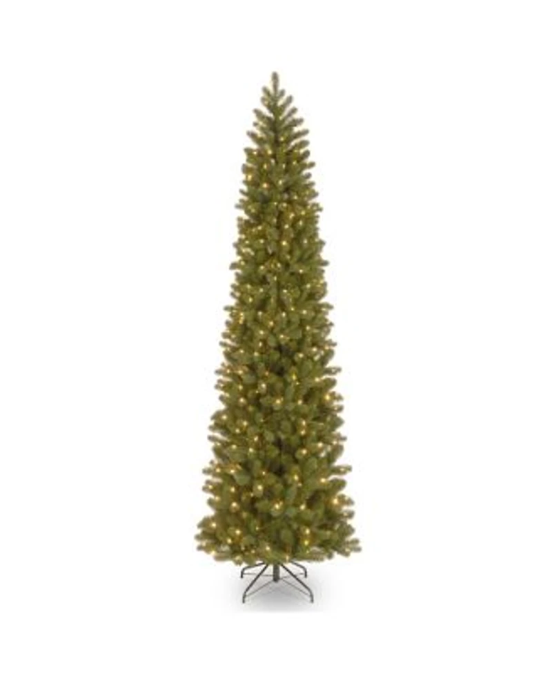 National Tree Company Feel Real Downswept Douglas Fir Pencil Slim Tree Collection
