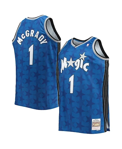 Men's Mitchell & Ness Tracy McGrady Blue Orlando Magic Big and Tall 2000-01 Hardwood Classics Swingman Jersey