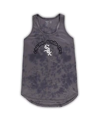 Women's Concepts Sport Charcoal Chicago White Sox Plus Size Jersey Tank Top and Pants Sleep Set