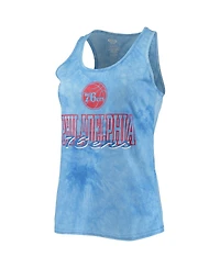 Women's Concepts Sport Royal Philadelphia 76Ers Billboard Racerback Tank Top and Shorts Sleep Set