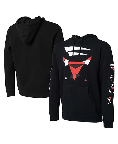 Men's Nba x Naturel Black Chicago Bulls No Caller Id Pullover Hoodie
