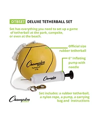 Champion Sports Deluxe Tether Ball Set. 10 Piece