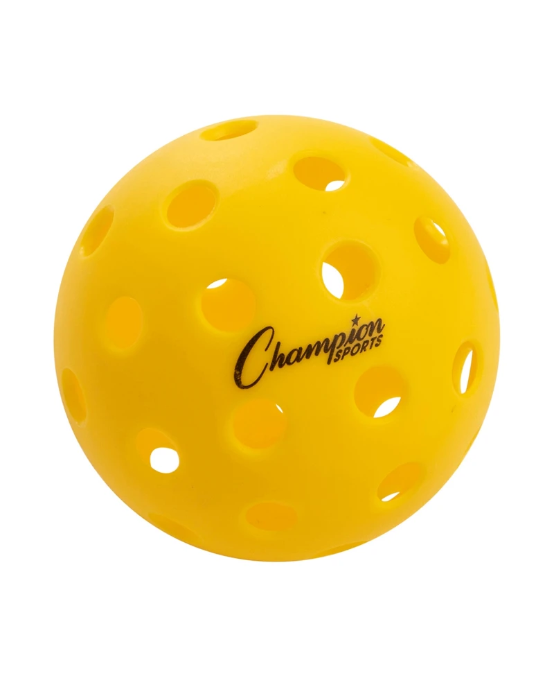 Champion Sports Recreational Outdoor Pickle Ball Set, Pack of 6