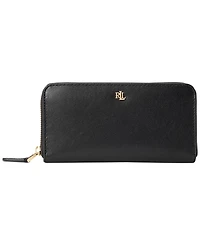 Women's Full-Grain Leather Large Zip Continental Wallet