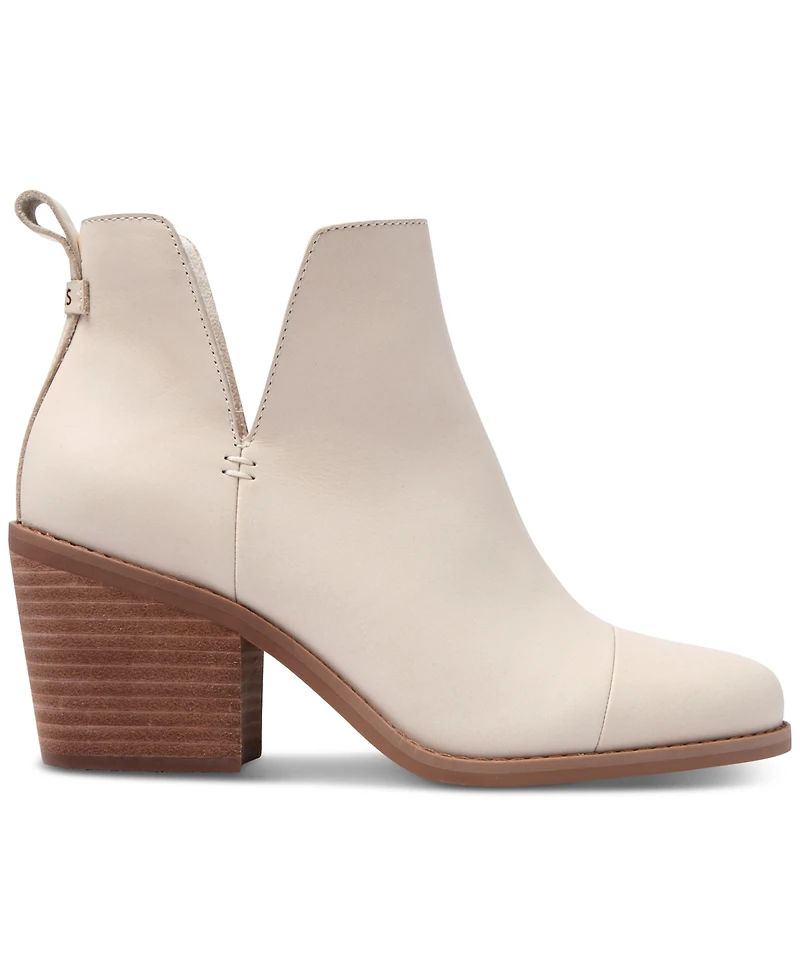 Toms Women's Everly Cutout Block Heel Booties