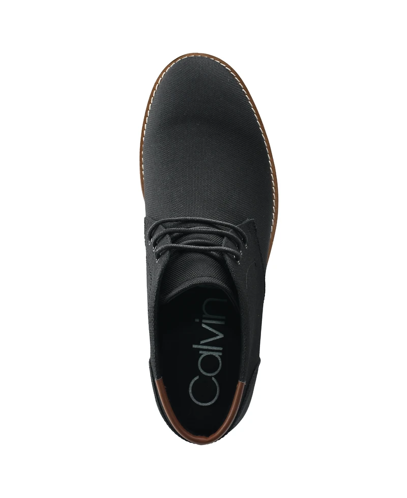 Calvin Klein Men's Alory Casual Round Toe Lace Up Boots