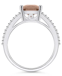 Macy's Morganite and Diamond Accent Ring 14K Gold