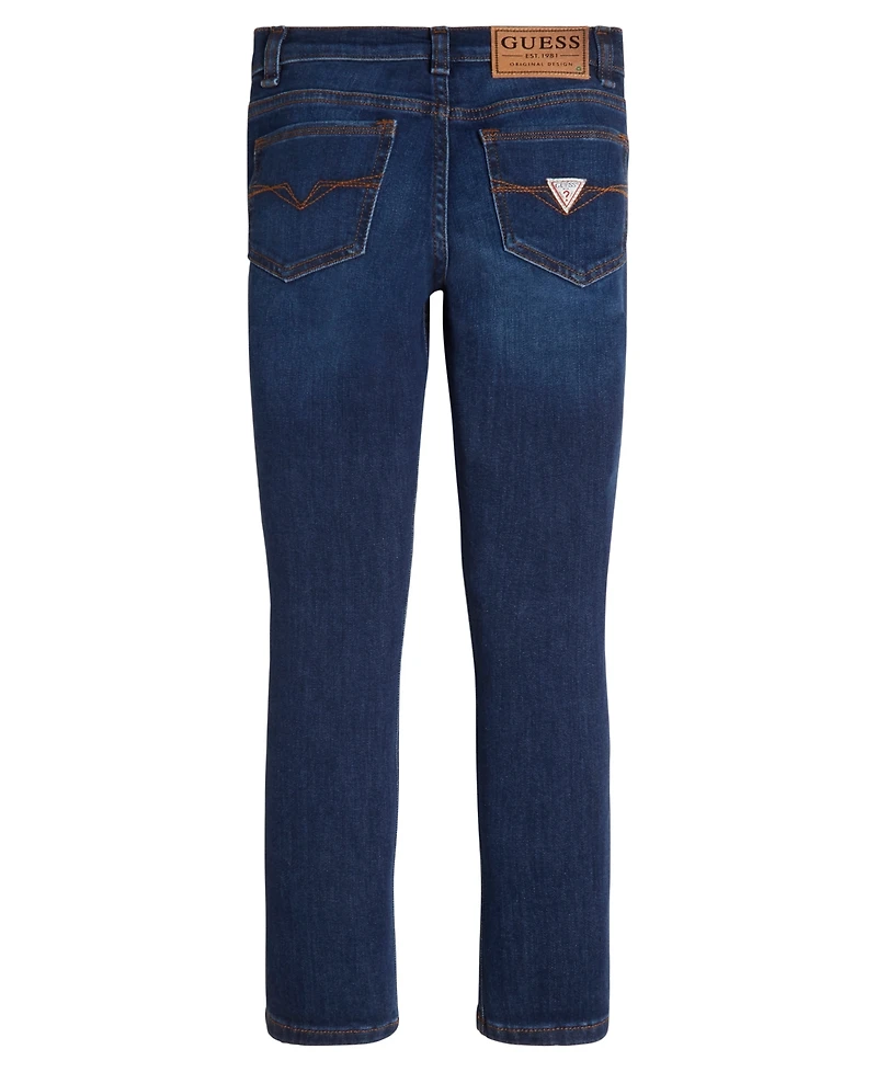 Guess Big Boys Skinny Fit Stretch Denim 5 Pocket Jeans