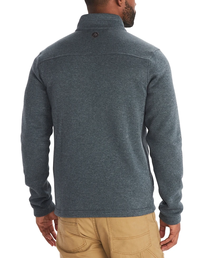 Marmot Men's Drop Line Full Zip Sweater Fleece Jacket