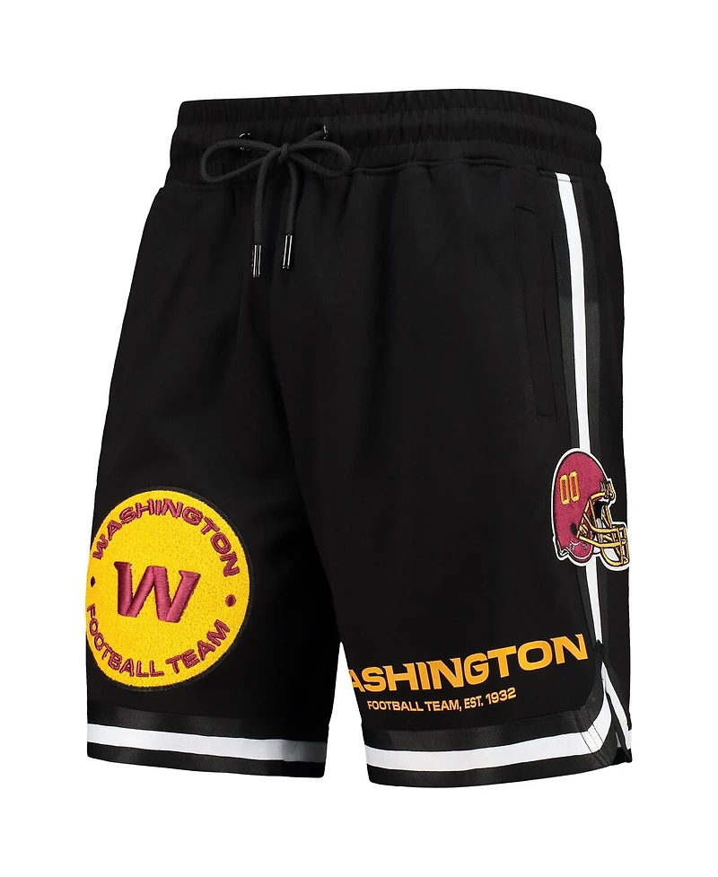 Men's Pro Standard Black Washington Football Team Core Logo Shorts