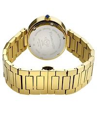 Gevril Women's Piemonte Swiss Quartz Gold-Tone Stainless Steel Bracelet Watch 36mm